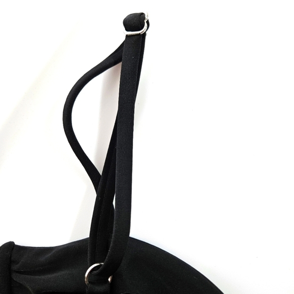 Revolve Cami and Jax Women's Black Swim Open Wrap Bikini Top Size S. - Picture 7 of 8